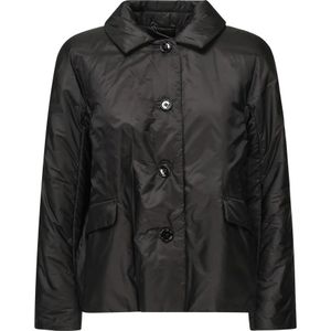 Max Mara, Dames, Jassen, Zwart, Maat: M Poliester,