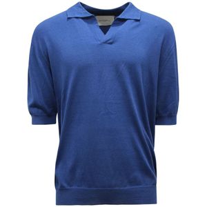 Ballantyne, Heren, Truien, Blauw, Maat: 2XL Katoen,