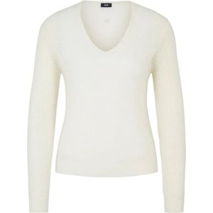 Joop!, Dames, Truien, Wit, Maat: L Katoen,