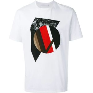 Neil Barrett, Heren, Tops, Wit, Maat: S Katoen,