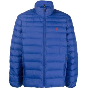 Polo Ralph Lauren, Heren, Jassen, Blauw, Maat: L Nylon,