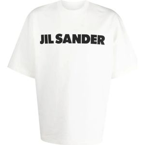 Jil Sander, Heren, Tops, Wit, Maat: S Katoen,