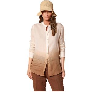 Mason's, Dames, Blouses & Shirts, Veelkleurig, Maat: 2XS Linnen,