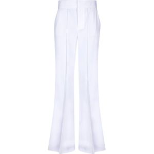 Alice + Olivia, Dames, Broeken, Wit, Maat: S Poliester,