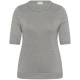 Kaffe Curve, Dames, Truien, Grijs, Maat: L