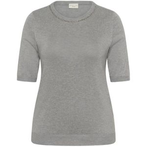 Kaffe Curve, Dames, Truien, Grijs, Maat: L