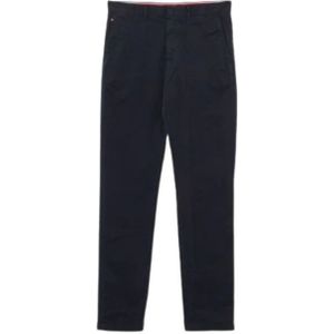 Tommy Hilfiger, Heren, Broeken, Blauw, Maat: W28 Katoen,