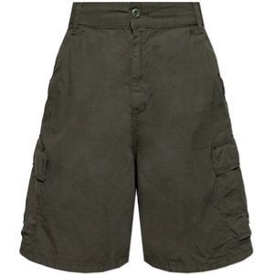 Carhartt Wip, Heren, Korte broeken, Groen, Maat: W32 Katoen,