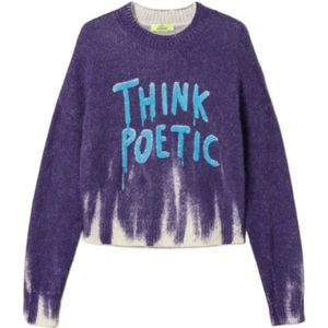 Twinset, Dames, Truien, Paars, Maat: S Katoen,