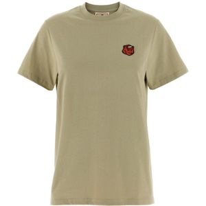 Maison Kitsuné, Dames, Tops, Groen, Maat: XS Katoen,