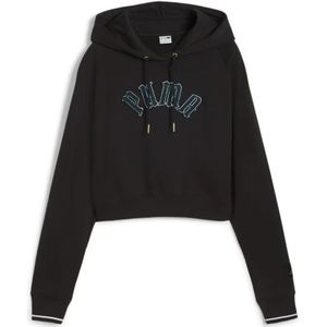 Puma, Dames, Sweatshirts & Hoodies, Zwart, Maat: S