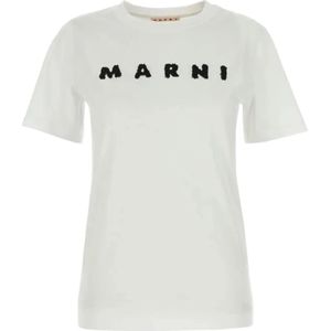 Marni, Dames, Tops, Wit, Maat: XS Katoen,