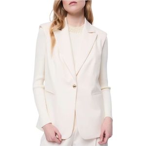 Gaudi, Dames, Jassen, Wit, Maat: S Leer,