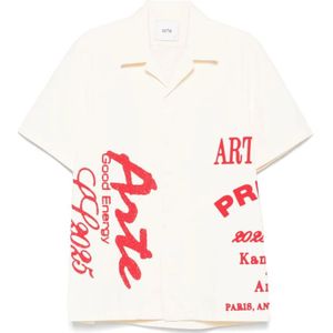 Arte Antwerp, Heren, Overhemden, Beige, Maat: L