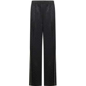 Gucci, Dames, Broeken, Zwart, Maat: S Viscose,