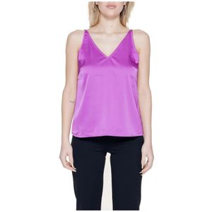 Vila, Dames, Tops, Paars, Maat: M Zijde,