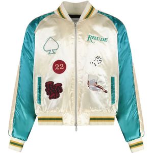 Rhude, Heren, Jassen, Veelkleurig, Maat: 2XL Poliester,