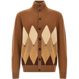 Ballantyne, Heren, Truien, Bruin, Maat: XL Kasjmier,