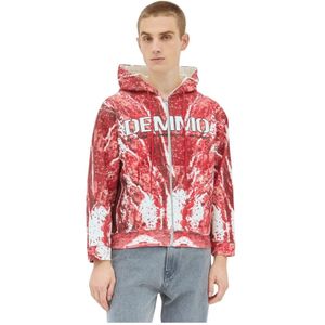 Demmo, Heren, Sweatshirts & Hoodies, Rood, Maat: S