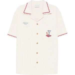 Drole de Monsieur, Heren, Overhemden, Wit, Maat: S