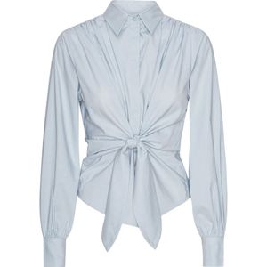 Karmamia, Dames, Blouses & Shirts, Blauw, Maat: XS