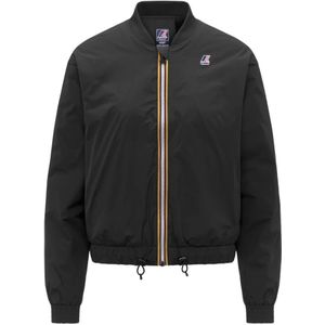 K-Way, Dames, Jassen, Zwart, Maat: S Nylon,