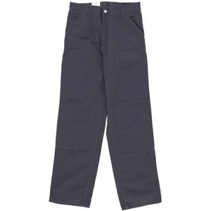 Carhartt Wip, Heren, Broeken, Blauw, Maat: W29 L32 Katoen,