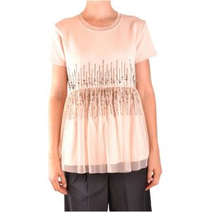 Twinset, Dames, Tops, Roze, Maat: M