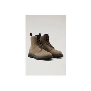 Woolrich Heren Nubuck Stadschoenen , Beige , Heren , Maat: 45 EU