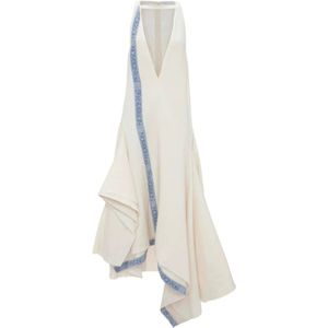 JW Anderson, Dames, Jurken, Beige, Maat: S Katoen,