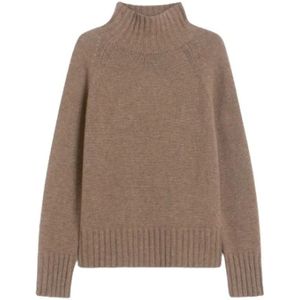 Max Mara, Dames, Truien, Bruin, Maat: M Wol,