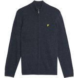 Lyle & Scott - Mid Knits Lambswool Blend - Cardigan - Blauw