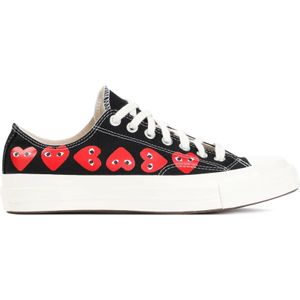 Comme des Garçons Play, Heren, Schoenen, Zwart, Maat: 43 EU Katoen,