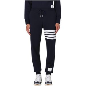 Thom Browne, Heren, Broeken, Blauw, Maat: M Katoen,