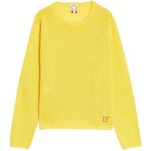 Ines de la Fressange Paris, Dames, Truien, Geel, Maat: XS Linnen,