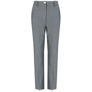 Ganni, Dames, Broeken, Grijs, Maat: S Viscose,