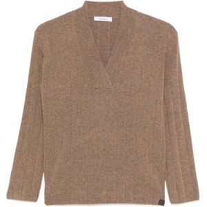 Max Mara, Dames, Truien, Bruin, Maat: M Kasjmier,