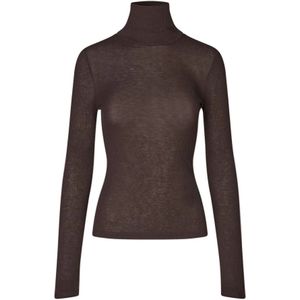 Samsøe Samsøe, Dames, Truien, Bruin, Maat: M Wol,