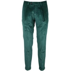 Michael Coal, Heren, Broeken, Groen, Maat: W33 Katoen,