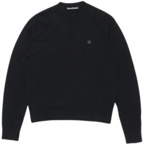 Acne Studios, Dames, Truien, Zwart, Maat: XS Wol,