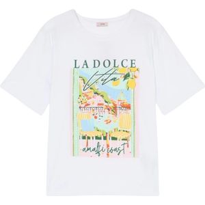 Oltre, Dames, Tops, Wit, Maat: XL Jersey,