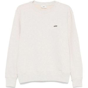 Autry, Heren, Sweatshirts & Hoodies, Beige, Maat: L