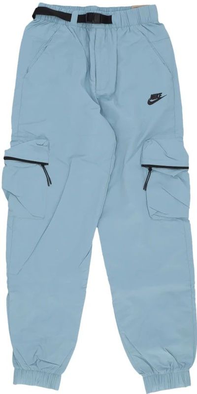 Nike, Heren, Broeken, Blauw, Maat: M Denim,