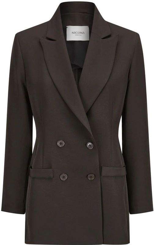 Nicowa - Cornova - Blazer - Bruin - Oversized Stijl