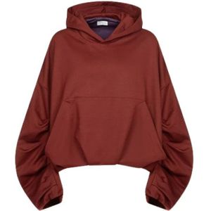 Dries Van Noten, Dames, Sweatshirts & Hoodies, Rood, Maat: XS Katoen,