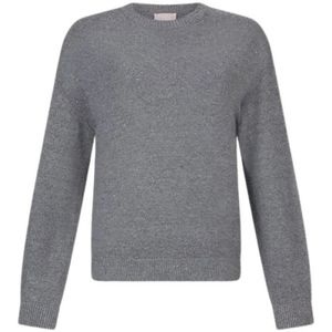 Liu Jo, Dames, Truien, Grijs, Maat: M Viscose,