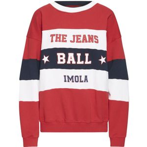 Ball, Dames, Sweatshirts & Hoodies, Rood, Maat: S Katoen,