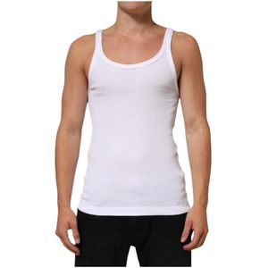 Dolce & Gabbana, Heren, Tops, Wit, Maat: 3XL