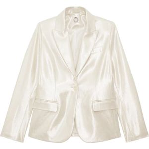 Ines de la Fressange Paris, Dames, Jassen, Grijs, Maat: 2XS Katoen,