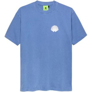 New Amsterdam Surf Association, Heren, Tops, Blauw, Maat: S Katoen,